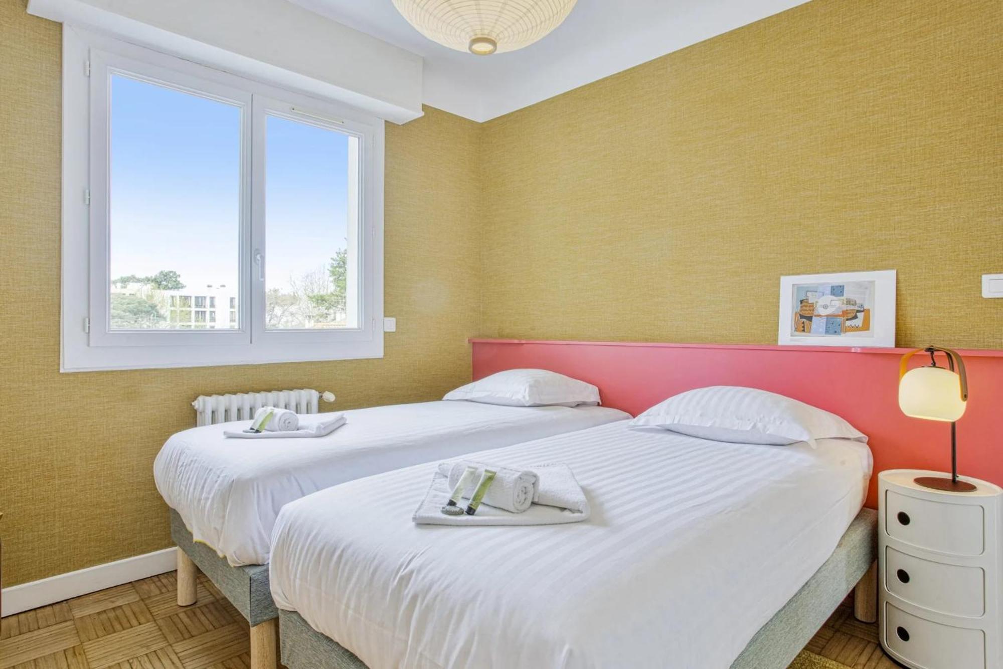 Appartamento T3 Design Et Familial Avec Parking Proche Commodites